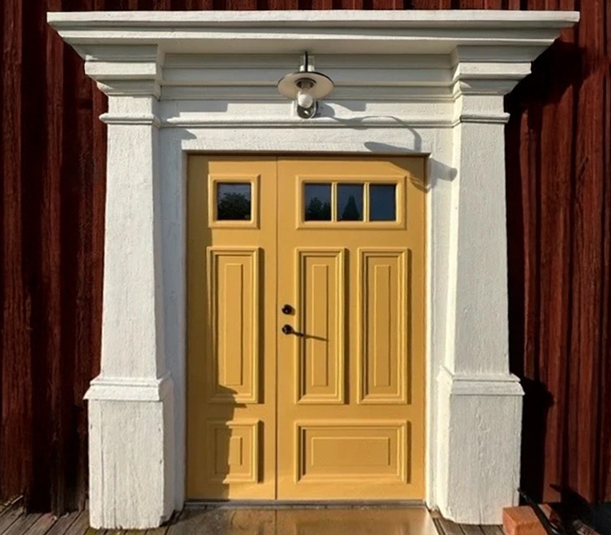 Bleckhall Lingø Klassisk Dobbel Ytterdør Glass