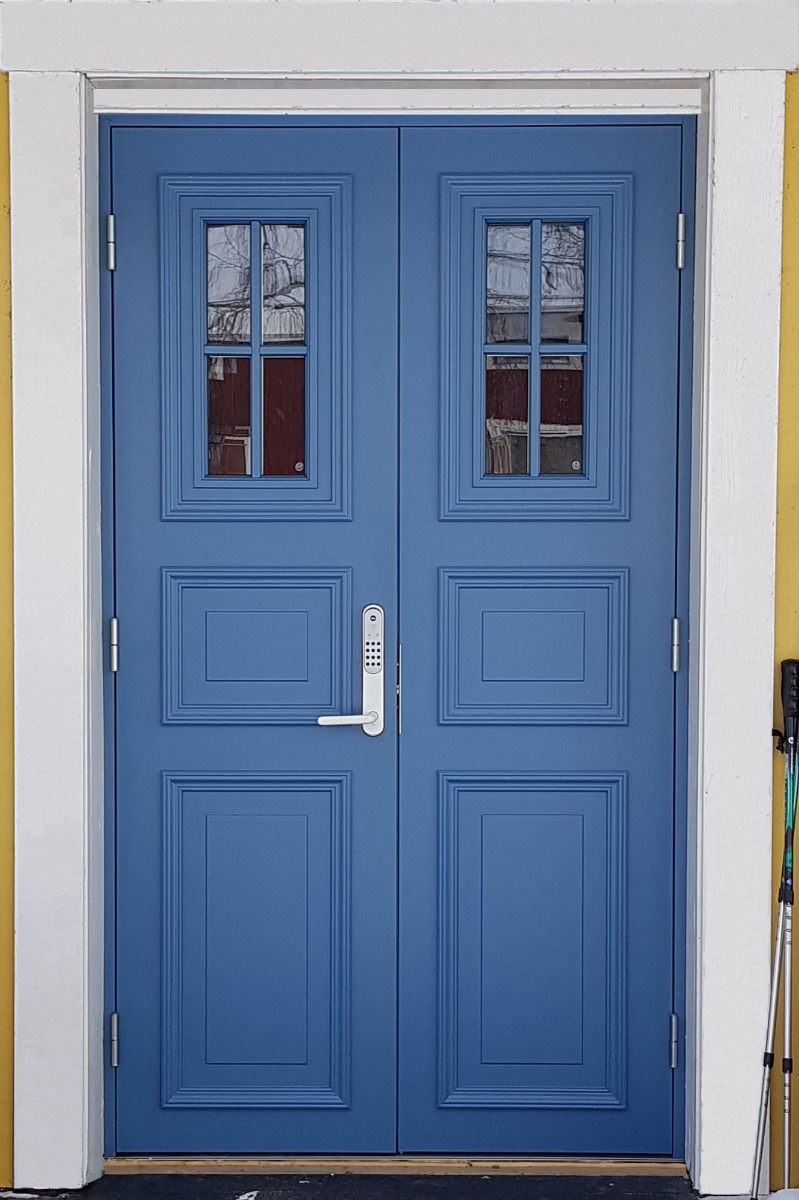 Bleckhall Ængholmen Dobbel Ytterdør Glass