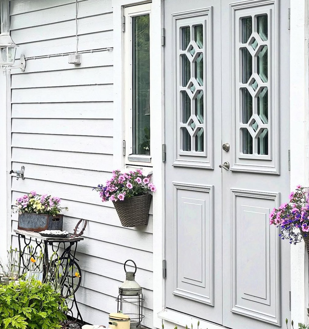 Bleckhall Grundsund Dobbel Ytterdør Glass 3R 2F