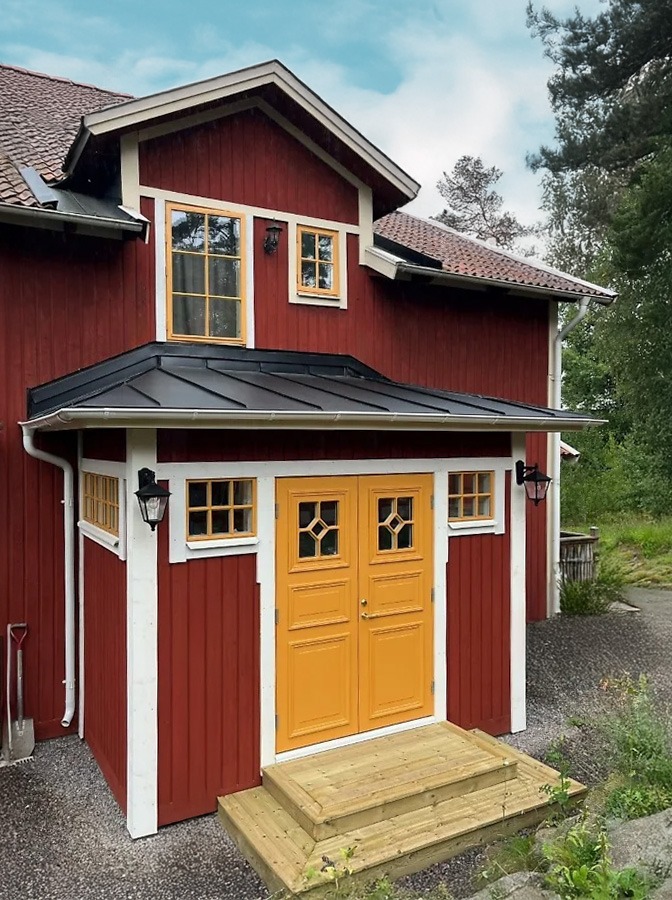 Bleckhall Valdemarsø Dobbel Ytterdør Glass
